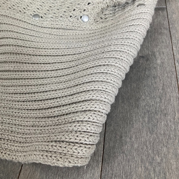 Pure Handknit drape effect cardigan with stud detail - Picture 8 of 11